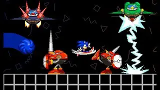 First Badniks and movement based combat test - Sonic into Cyberspace fan game devlog