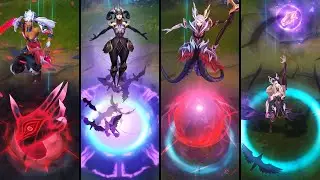 All 23 Coven Skins Recall Animations (League of Legends)