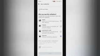 How to view save collection in facebook