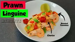 Prawn and Chorizo Linguine with Roasted Cherry Tomatoes #shorts