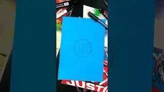 Drawing & coloring DC logo #dccomics #drawing #coloring #dc #art