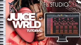 How To Make MELODIC JUICE WRLD BEATS From SCRATCH in FL STUDIO