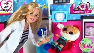 Видео для девочек Барби Доктор Куклы ЛОЛ Сюрприз LOL Surprise Dolls Болит Зуб