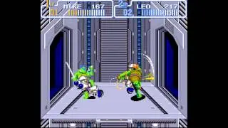 Teenage Mutant Hero Turtles: Turtles in Time - Scene 4 (1992) [SNES]