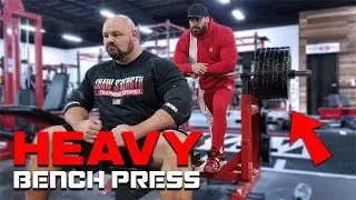 500LB BENCH PRESS SESSION WITH BRADLEY MARTYN