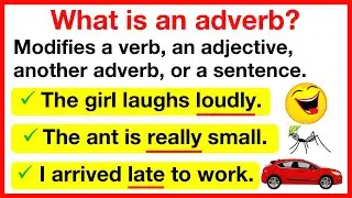 ADVERBS 🤔 | What is an adverb? | Learn with examples | Parts of speech 4