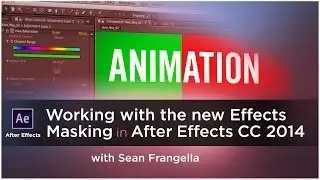 How to add masks to effects in Adobe After Effects (AE Tutorial) - Sean Frangella