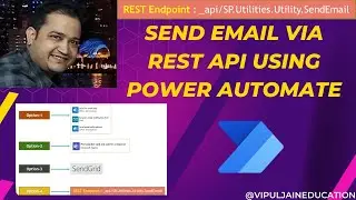 Send email via REST API in Power Automate | Different ways of sending email in Power Automate