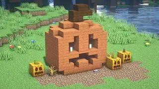 How to Make a Halloween Pumpkin in Minecraft - Minecraft Halloween Builds