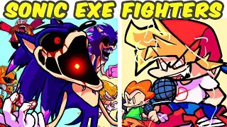 Friday Night Funkin VS Triple Trouble Remix VS The Fighters V1.0 VS Sonic.EXE (FNF MOD/Alternative)