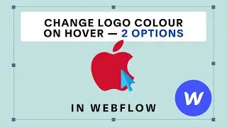 Change SVG logo Colour - Hover Interaction - [Webflow Tutorial]