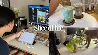 Slice of Life Vlog | Cafes 🍵, Sanrio Haul, Cleaning & Organizing & Preparing for new School Year 👩‍💻