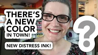 Lets make a card with the brand new Distress Ink color from Tim Holtz!