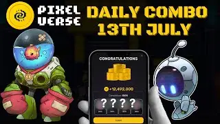 🤫PixelTap by Pixelverse Daily Combo 13th July 2024 100% Completion