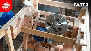 Trunnion tilt Mechanism DIY Table Saw : Part 2