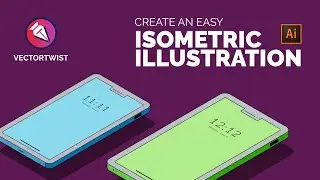 Easy Isometric Phone Illustration (for Icon Design) in Adobe Illustrator