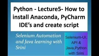 How to install Anaconda python on Windows and Pycharm on Windows