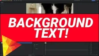 QUICK TUTORIAL | Add Background to Text in Hitfilm express 12