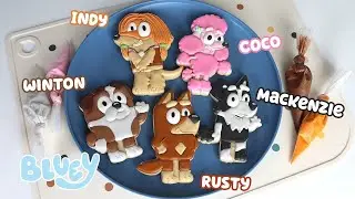 Baking with Bluey | Friends Cookies Decorating 🍪 | Bluey