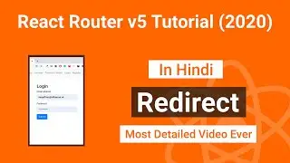 Redirect : React Router v5 (2020) Tutorial #4 | React JS Tutorial for Beginners