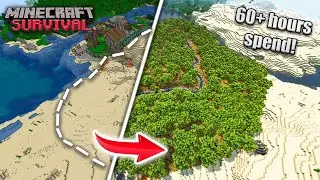 I Transformed The Desert in Survival Minecraft!