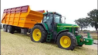 Maize & Corn Cob Mix Harvest | John Deere 8800i & C670i + Stade Cereal Mill / Ginaf F490 and more!