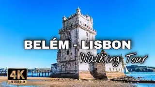 🇵🇹 Belém, Lisbon - Portugal Walking Tour (4K UHD)