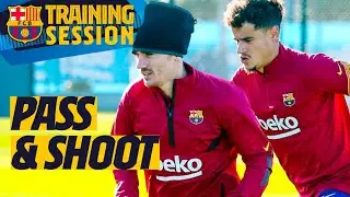 ⚽ PASSING & SHOOTING PRACTICE!