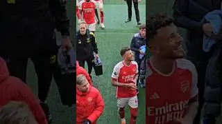 THE ARSENAL PLAYERS AFTER THE GAME: Trossard Gives His Shirt to a Spurs Fan: Tottenham 2-3 Arsenal