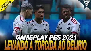 TIME LEVA A TORCIDA AO DELÍRIO COM ATUAÇÃO DIVIDIDA - GAMEPLAY PES 2021 - 60 FPS - SADAN GAMER - PC