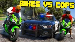 Biker Gang Trolls Cops In GTA 5 RP