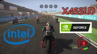 Motogp 17 mod 2020 on intel core i5 4210u 8GB Ram with Nvidia Geforce 820m