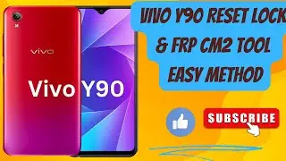 Vivo y90  1908 Pattren unlock cm2 || y90 frp bypass || Vivo y90 Code unlock CM2 new Security