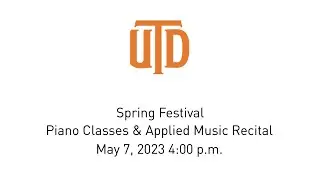 Spring 2023 Piano Recital 4 PM