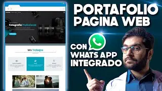 Como hacer una PÁGINA WEB ✅ gratis o PORTAFOLIO DIGITAL - sitio fotográfico o para diseño gráfico