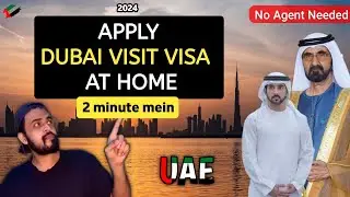 How to Apply Dubai Tourist Visa online in 2024 | UAE visit visa update 2024.