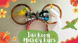 DIY Tiki Room Mickey Ears 🦜🗿