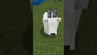 Frog eating a goat in Minecraft #shorts