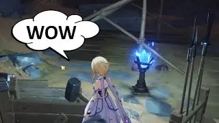 The things you do when exploring a new area in Genshin Impact