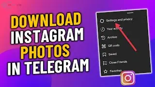 How to download instagram photos in telegram 2023 | Telegram Bot Instagram