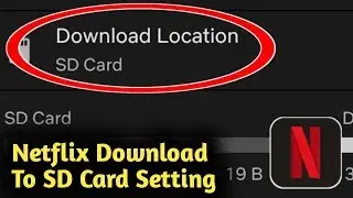 Netflix || How to Download to SD Card in Netflix