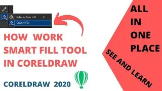 How Work Smart Fill Tool In Coreldraw 2020 | Smart Fill Tool