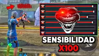 ✅SENSI “X100” MODIFICADA PARA ANDROID 📲PEGARÁS TODO ROJO CON ESTA SENSI👹⚙️