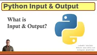 Python Input and Output