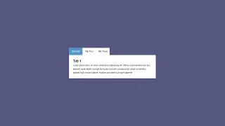 Tabs Pure Css