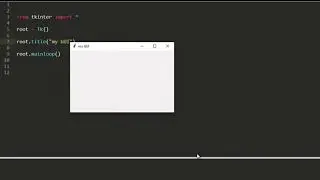 exploring main window and its attributes with how mainloop works // tkinter tutorial in hindi