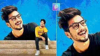 Picsart own wall photo editing || Picsart oil paint effects