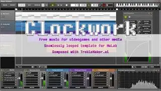 Clockwork - 80bpm roomful of melodic clock ticks