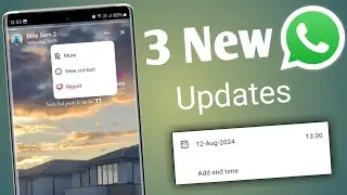 3 whatsapp new update | Event End time whatsapp new feature | Whatsapp update