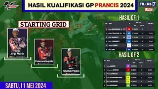 Hasil Kualifikasi Motogp Hari ini~Kualifikasi Gp Prancis 2024~Starting Grid Motogp Prancis 2024